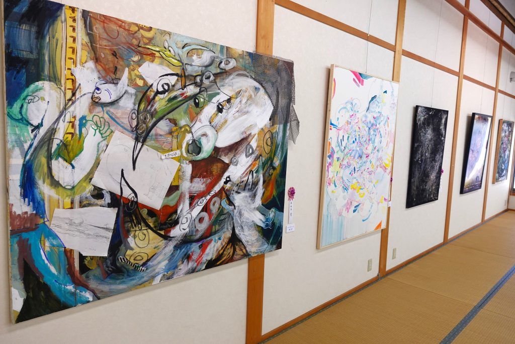 公募展入選作家による直筆現代アート作品　阿蘇山No.5 公募展入選作家による直筆現代アート作品 阿蘇山No.5
